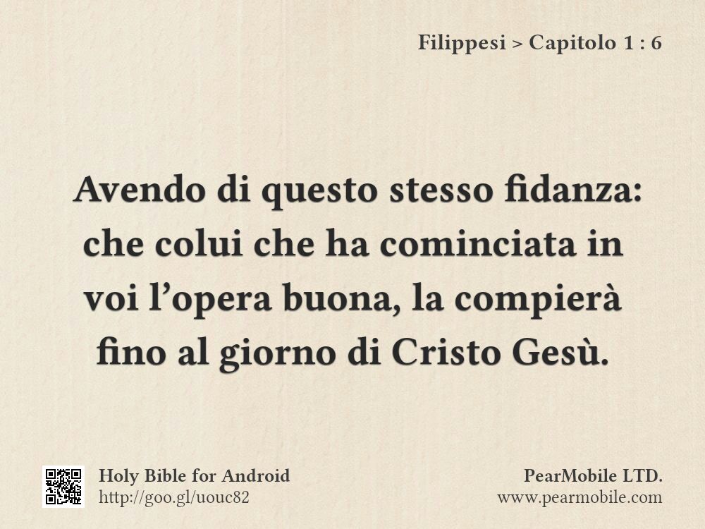 Filippesi, Capitolo 1:6